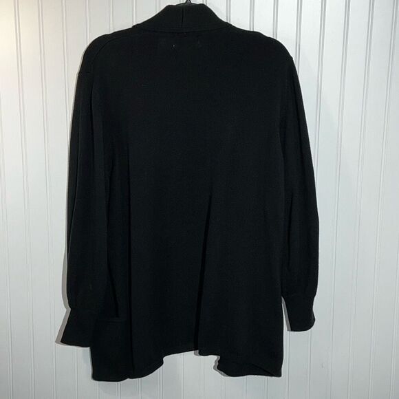 Sideffects Cardigan Sweater Women’s Large Open Front Pockets Thick Long Sleeve - Picture 9 of 12
